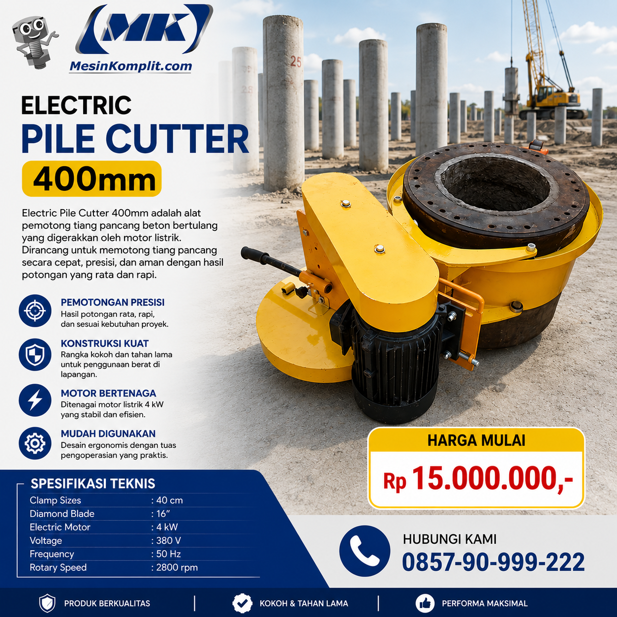 Pemotong Tiang Beton (KSI...